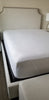 Image of 6 Pack White PolyCotton Fitted Sheets T-200 Hotel Quality - Maz Tex Supply