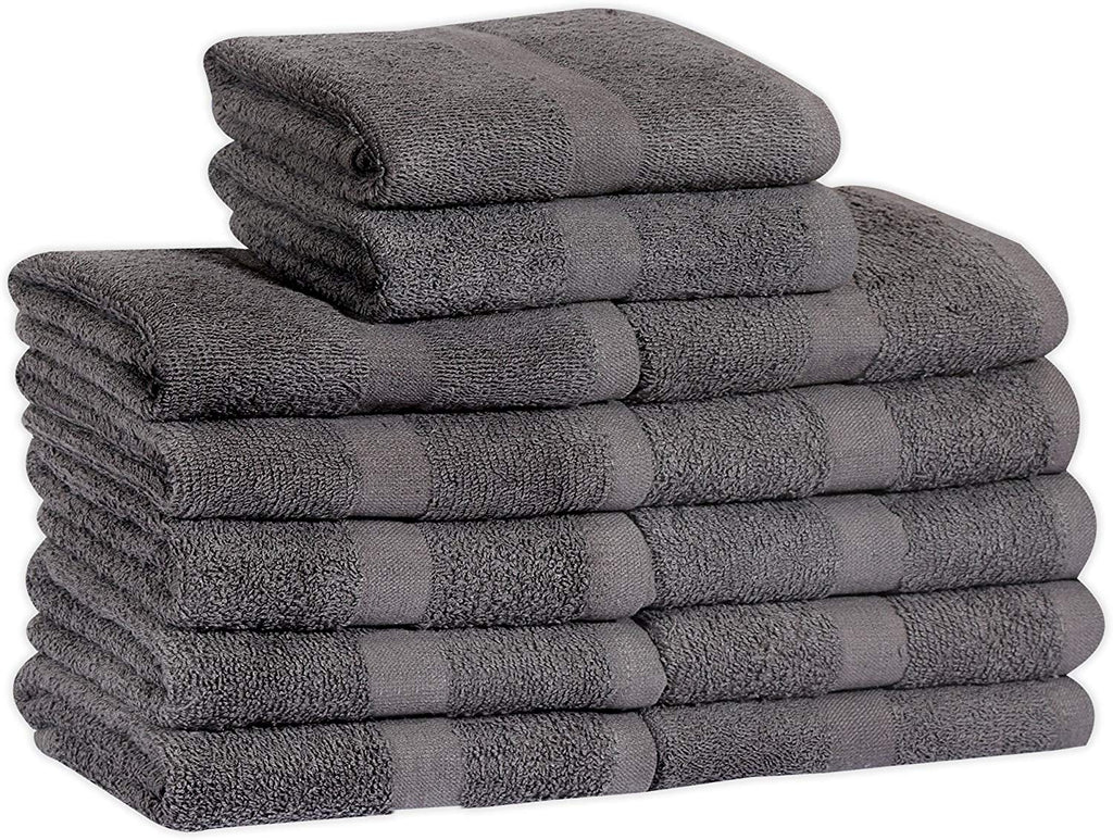 Salon Towels (12-Pack- 16x27 inches) -100% Rinspun Cotton- Gym-Salon-Spa Hand Towel 3 lb/dz - Maz Tex Supply