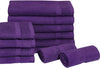 Image of Salon Towels (12-Pack- 16x27 inches) -100% Rinspun Cotton- Gym-Salon-Spa Hand Towel 3 lb/dz - Maz Tex Supply