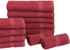 Image of Salon Towels (12-Pack- 16x27 inches) -100% Rinspun Cotton- Gym-Salon-Spa Hand Towel 3 lb/dz - Maz Tex Supply