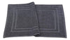Image of Luxury Tub-Shower Bath Mat Hotel-Spa Floor Mat - (2 Pack 22x34 Inch) - 100 Percent Ringspun Cotton, Luxury Size, Maximum Absorbency, Machine Washable … (Grey) - Maz Tex Supply