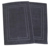 Image of Luxury Tub-Shower Bath Mat Hotel-Spa Floor Mat - (2 Pack 22x34 Inch) - 100 Percent Ringspun Cotton, Luxury Size, Maximum Absorbency, Machine Washable … (Grey) - Maz Tex Supply