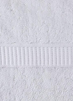 Premium Bath Towel (24 x 50 Inch- White ) 100% Cotton High Absorbency