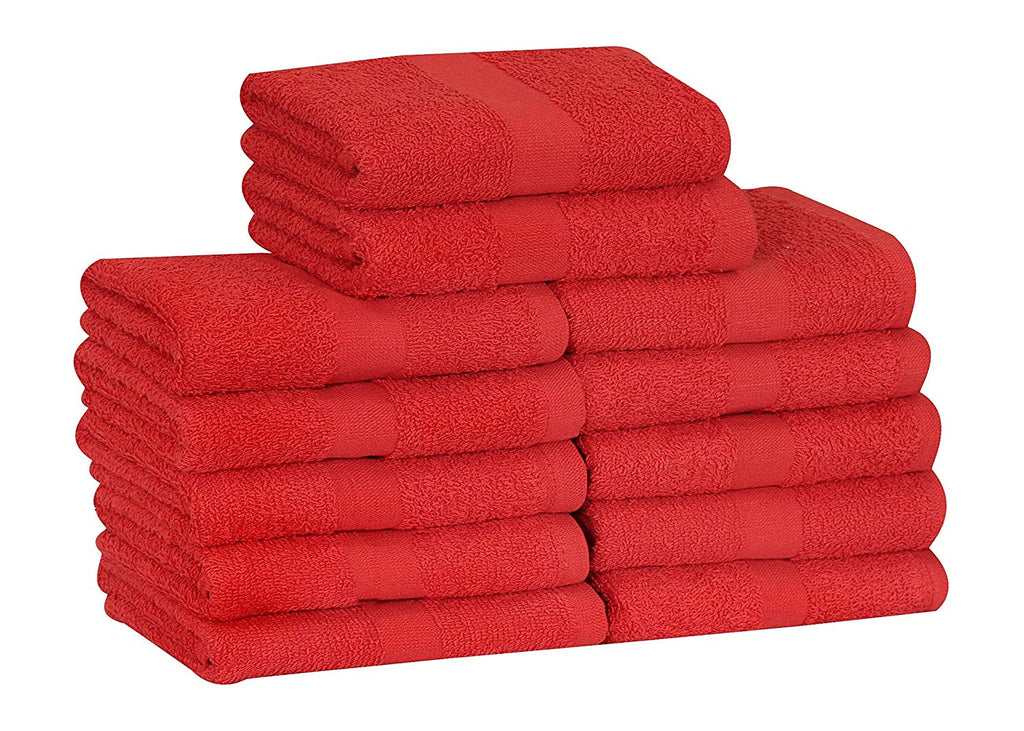 Cotton Salon Towels (16x27 inches) - Soft Absorbent Quick Dry Gym-Salon-Spa Hand Towel - Maz Tex Supply