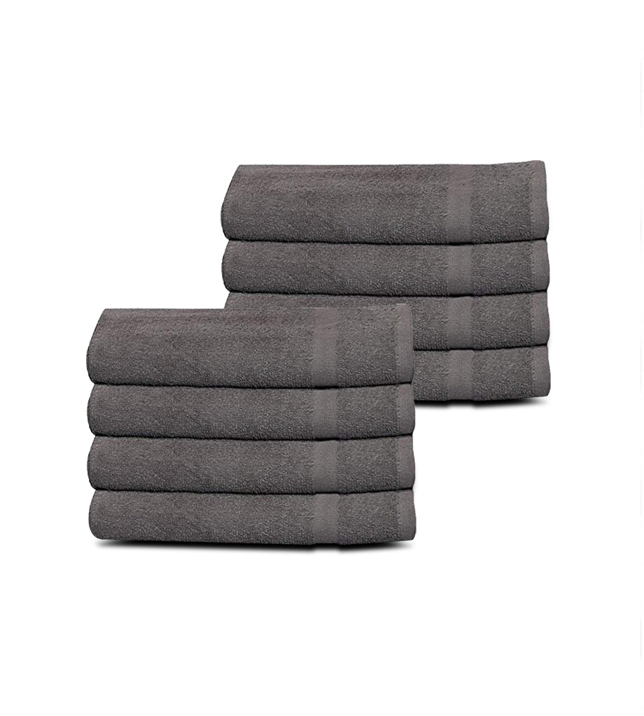 Cotton Bleach Proof Hand Towels (12-Pack,16x27 inches) Salon Towels Gym Towels 3 lb/dz - Maz Tex Supply