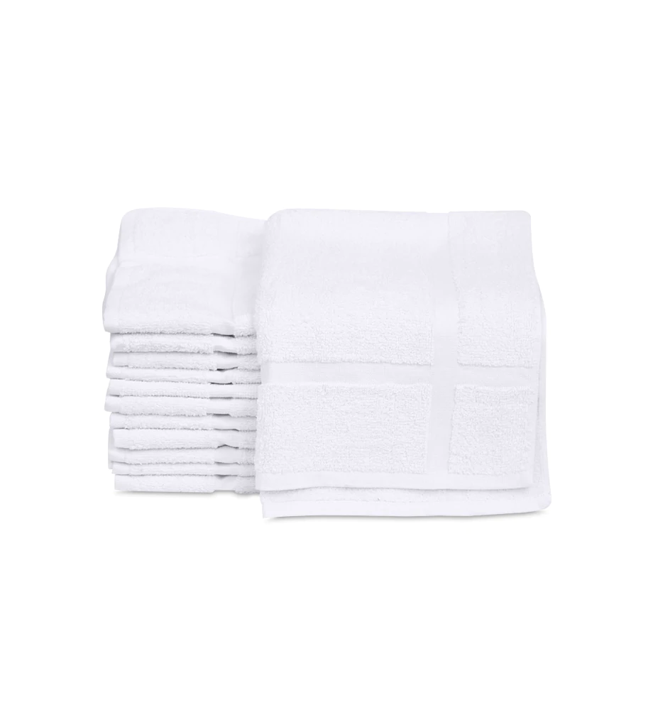 12 New White 100% Cotton Economy 20"X30" Hotel Bath MATS -7 lb/dz