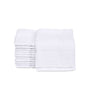 Image of 12 New Cotton Economy Bath Mats (White,18"x25", 6lb/dz) Fast Drying Commercial Grade Bath Rugs - Maz Tex Supply