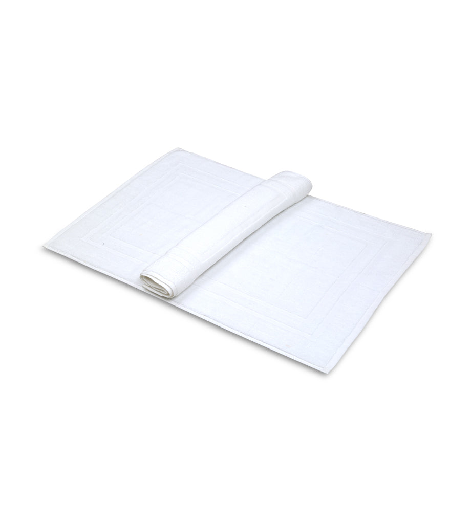 12 Pack Premium Hotel Bath Mats Large (White, 22X34) 10lb/dz - Maz Tex Supply