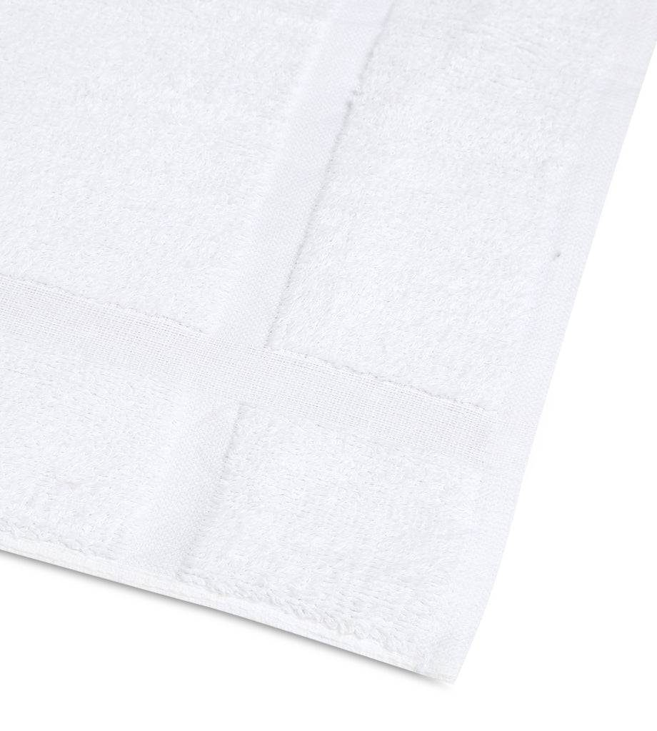 12 New White 100% Cotton Economy 20"X30" Hotel Bath MATS -7 lb/dz - Maz Tex Supply