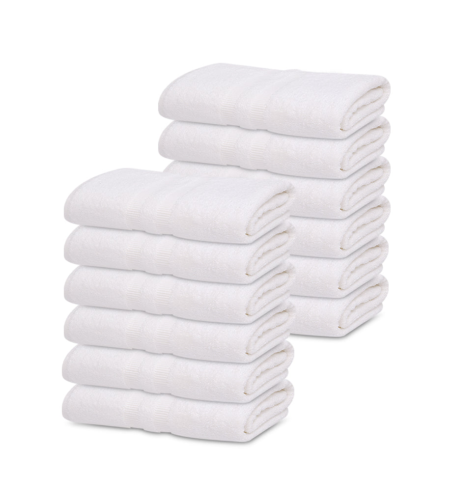 12 Pack Premium Ringspun Cotton Bath Sheets ( 30x60 Inch) Luxury Bath Towel 20 lb/dz - Maz Tex Supply