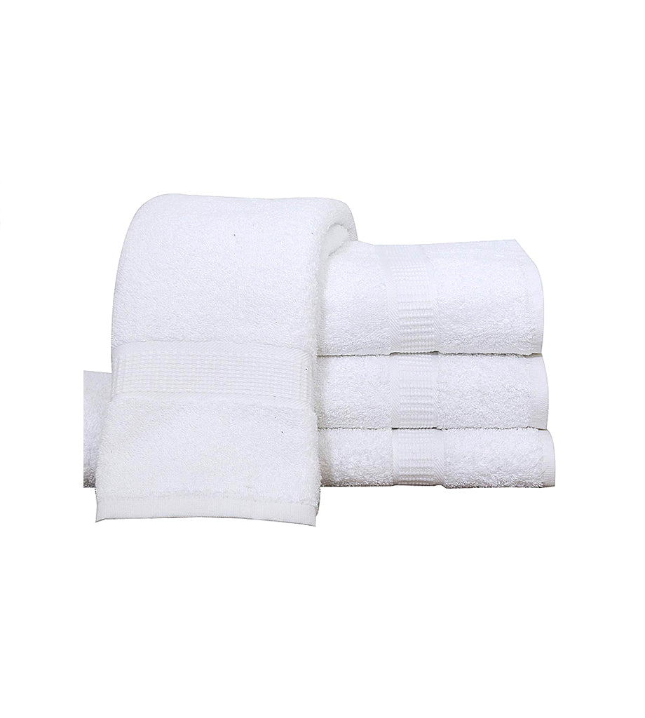 12 White Premium Bath Towel ( 27x54- 17 lb/dz) 100% Ring-Spun Cotton - Maz Tex Supply