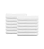 Image of 12 New White 20X40 100% Cotton Bath Towels Soft & Quick Dry 5 lb/dz - Maz Tex Supply