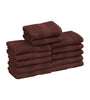 Image of Salon Towels (12-Pack- 16x27 inches) -100% Rinspun Cotton- Gym-Salon-Spa Hand Towel 3 lb/dz - Maz Tex Supply