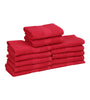 Image of Salon Towels (12-Pack- 16x27 inches) -100% Rinspun Cotton- Gym-Salon-Spa Hand Towel 3 lb/dz - Maz Tex Supply