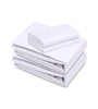 Image of 12 Pack PolyCotton - White Flat Bed Sheets T-250  Hotel Quality - Maz Tex Supply