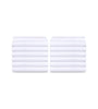 Image of 12 Pack PolyCotton - White Flat Bed Sheets T-250  Hotel Quality - Maz Tex Supply