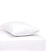 Image of 6 Pack White Flat Bed Sheets T-200-PolyCotton -  Hotel Quality - Maz Tex Supply