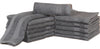 Image of 12 Premium Quality Washcloths (Grey -13x13 inches ) 1.5 lb/dz - Maz Tex Supply