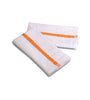 Image of 36 New 100% Cotton White 16"x19" Restaurant Bar Mops Kitchen Towels - Maz Tex Supply