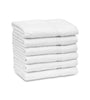 Image of 12 Soft Cotton Hand Towels White (16"x27"inches)  Salon/Gym/ Hotel hand towel 3 lb/dz - Maz Tex Supply