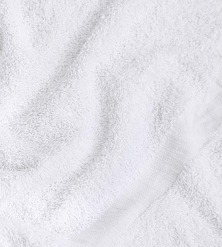 12 Soft Cotton Hand Towels White (16"x27"inches)  Salon/Gym/ Hotel hand towel 3 lb/dz - Maz Tex Supply