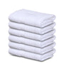 Image of 12 Premium Hotel Quality Large Hand Towels ( White -16 x 30 inches) - 4lb / dozen - Maz Tex Supply