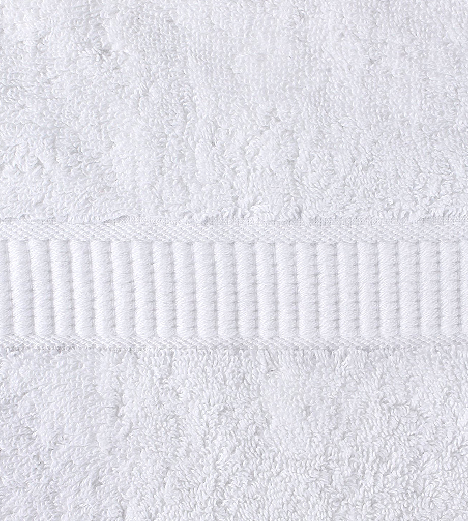 4-Pack White Towels (16"x30") 100% RingSpun Cotton 4 lb/dz - Maz Tex Supply
