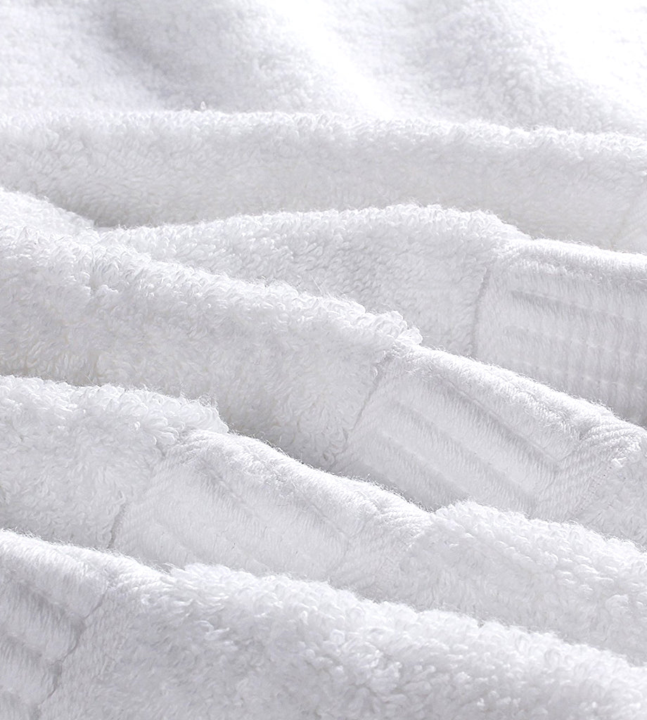 4-Pack White Towels (16"x30") 100% RingSpun Cotton 4 lb/dz - Maz Tex Supply