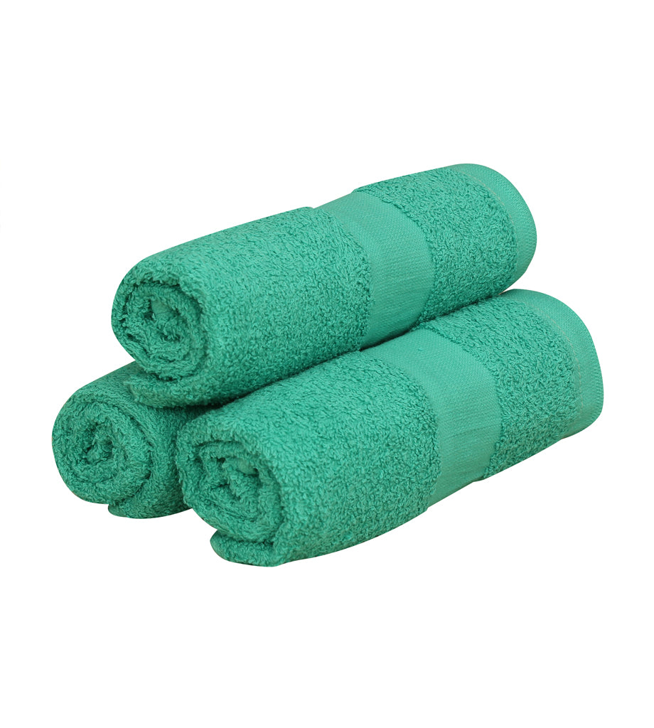Salon Towels (12-Pack- 16x27 inches) -100% Rinspun Cotton- Gym-Salon-Spa Hand Towel 3 lb/dz - Maz Tex Supply