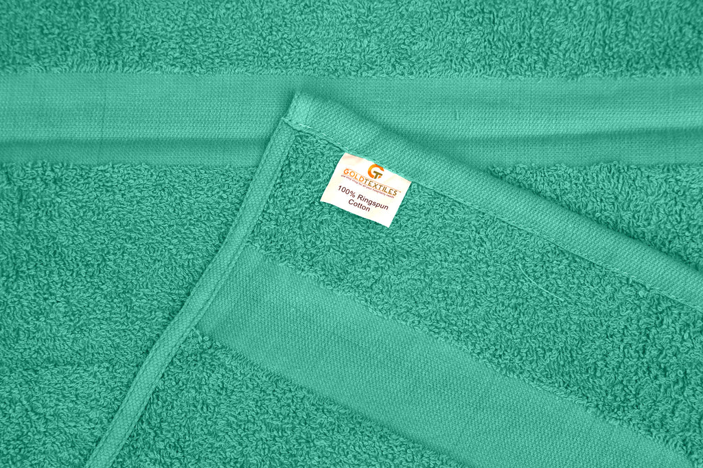 Salon Towels (12-Pack- 16x27 inches) -100% Rinspun Cotton- Gym-Salon-Spa Hand Towel 3 lb/dz - Maz Tex Supply