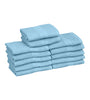 Image of Salon Towels (12-Pack- 16x27 inches) -100% Rinspun Cotton- Gym-Salon-Spa Hand Towel 3 lb/dz - Maz Tex Supply
