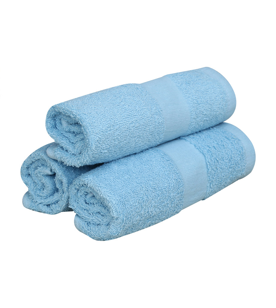 Salon Towels (12-Pack- 16x27 inches) -100% Rinspun Cotton- Gym-Salon-Spa Hand Towel 3 lb/dz - Maz Tex Supply