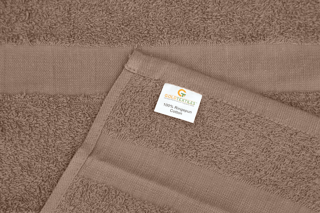 Salon Towels (12-Pack- 16x27 inches) -100% Rinspun Cotton- Gym-Salon-Spa Hand Towel 3 lb/dz - Maz Tex Supply