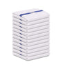 Image of 12 Pack Blue Stripe Pool Towels (24"x48"- White) 100% Cotton -8 lb/dz - Maz Tex Supply