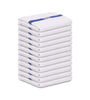 Image of 12 Bath Towels 22X44 Blue Center Stripe 100% Cotton Economy Soft Towels 6 lb/dz - Maz Tex Supply