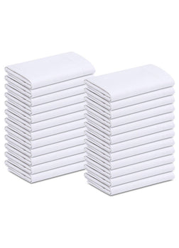 Polycotton Pillowcases, White T250 6 Dozen Case Pack = 1 Unit - Maz Tex Supply