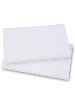 Polycotton Pillowcases, White T200- Multipurpose