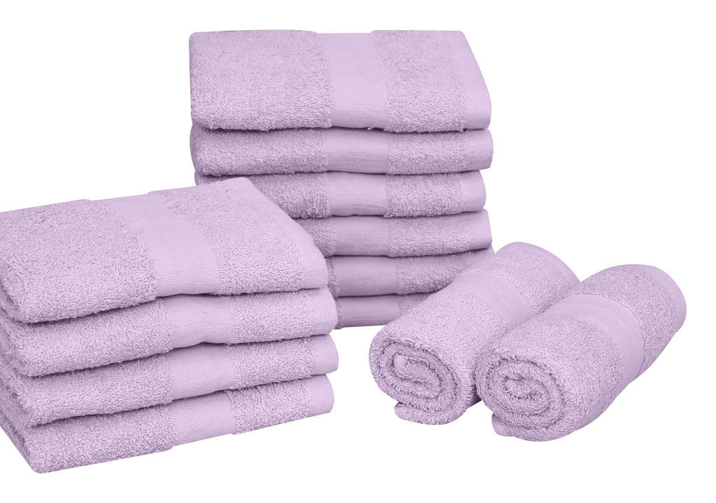 Salon Towels (12-Pack- 16x27 inches) -100% Rinspun Cotton- Gym-Salon-Spa Hand Towel 3 lb/dz - Maz Tex Supply