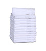 Image of 12 Premium Quality Washcloths (White -13x13 inches ) 1.5 lb/dz - Maz Tex Supply