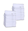 Image of 12 Premium Quality Washcloths (White -13x13 inches ) 1.5 lb/dz - Maz Tex Supply