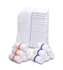 Image of 12 New 100% Cotton White 16"x19" Restaurant Bar Mops Kitchen Towels ~ - Maz Tex Supply