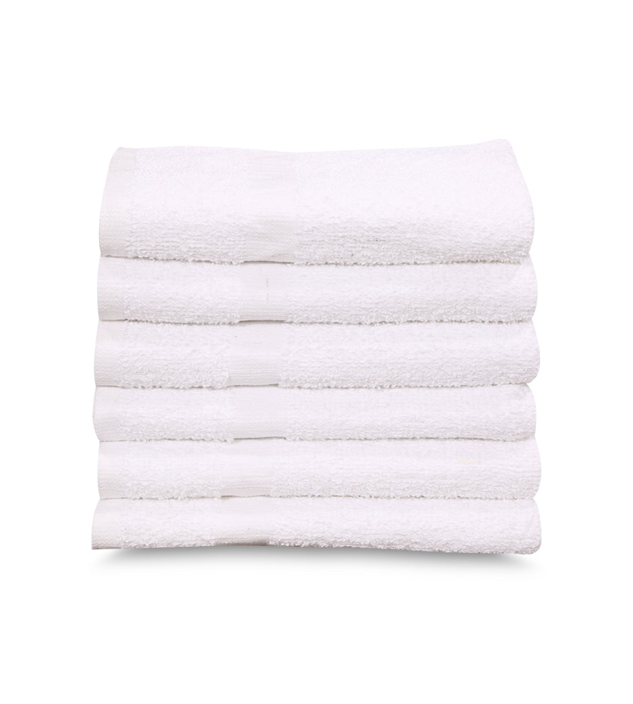 12 New 100% Cotton White 16"x19" Restaurant Bar Mops Kitchen Towels ~ - Maz Tex Supply