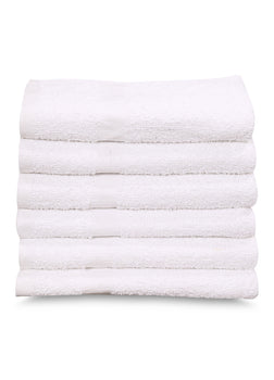 12 New 100% Cotton White 16