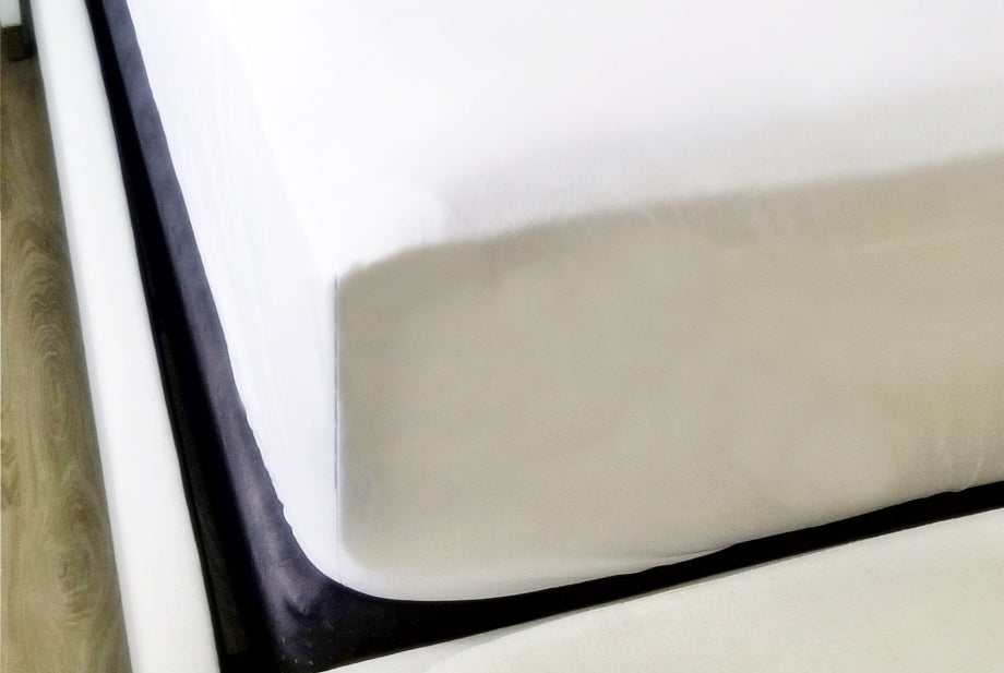6 Pack White PolyCotton Fitted Sheets T-200 Hotel Quality - Maz Tex Supply
