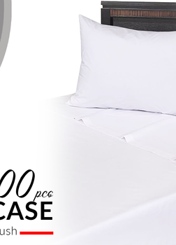 Pack of 100 Polycotton Standard Pillowcases (42