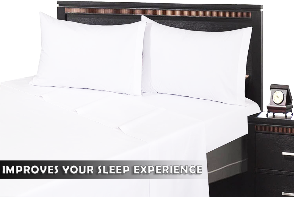 Pack of 100 Polycotton Standard Pillowcases (42"x36") White T-200