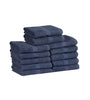 Image of Salon Towels (12-Pack- 16x27 inches) -100% Rinspun Cotton- Gym-Salon-Spa Hand Towel 3 lb/dz - Maz Tex Supply