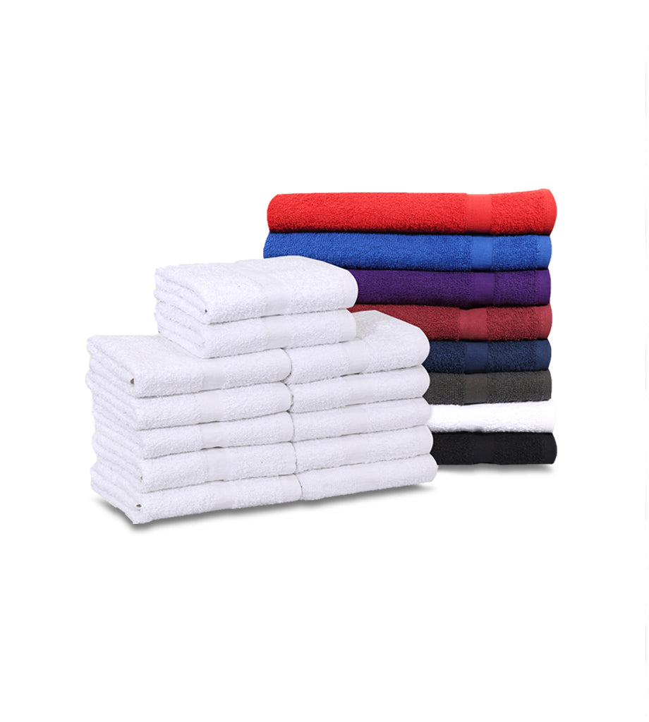 Salon Towels (120 Case Pack- 16x27 inches) -100% Rinspun Cotton 3 lb/dz - Maz Tex Supply