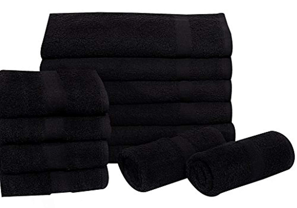 Cotton Salon Towels (16x27 inches) - Soft Absorbent Quick Dry Gym-Salon-Spa Hand Towel - Maz Tex Supply