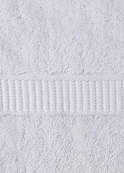 Premium Bath Towel (24 x 50 Inch- White ) 100% Cotton High Absorbency
